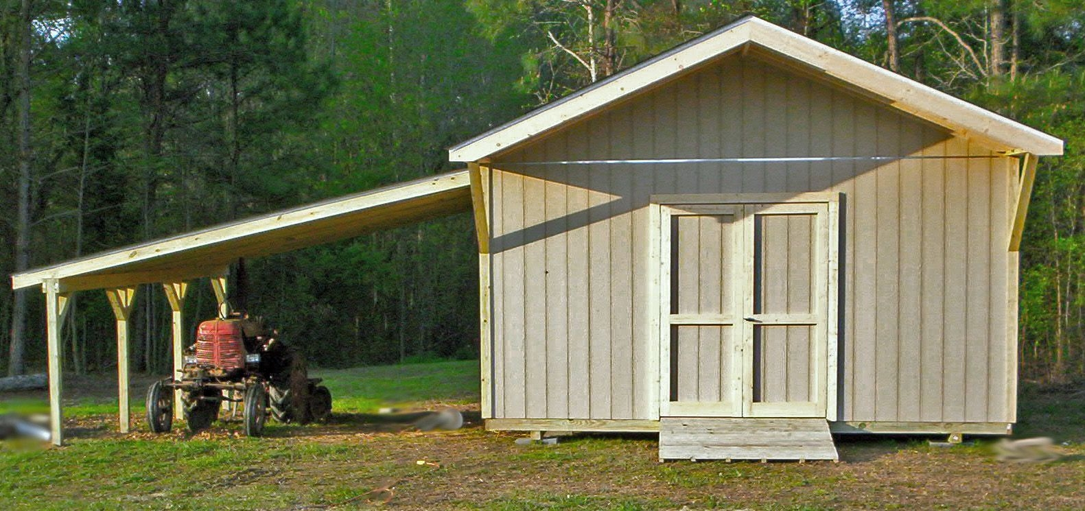 Storage Shed With Carport Cardinal Buildings Storage Buildings throughout sizing 1581 X 745