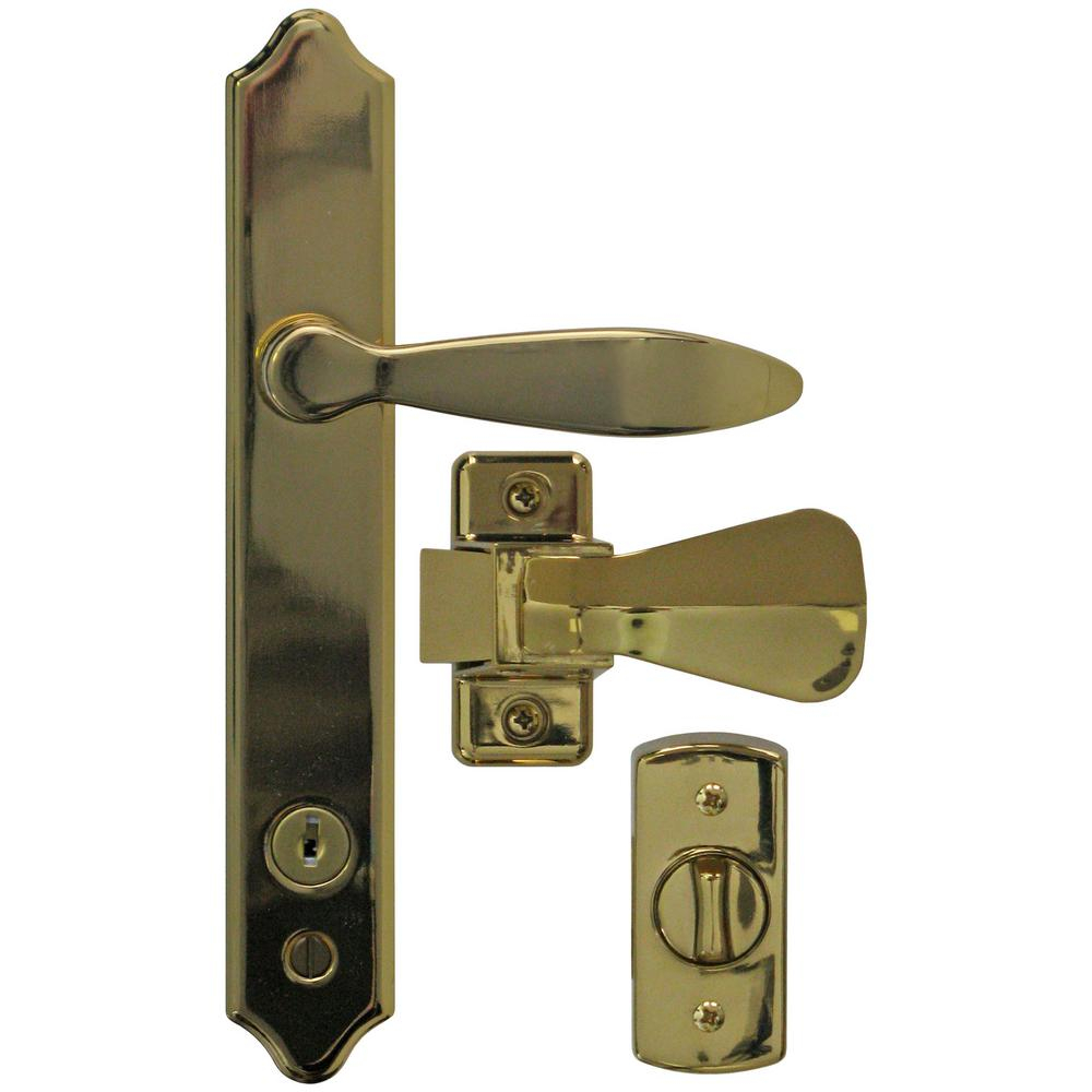 Storm Door Handle Set Security Deadbolt Screen Latch Push Lock throughout dimensions 1000 X 1000