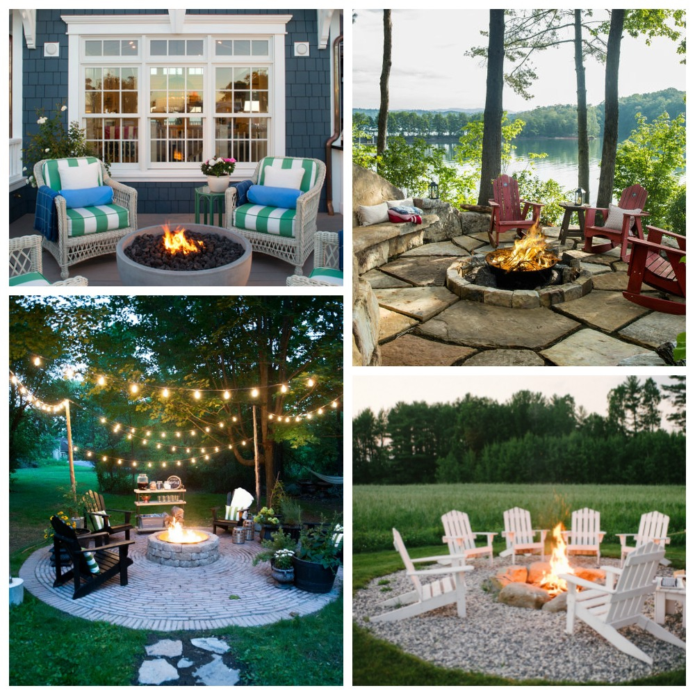 Stunning Inspiring Outdoor Fire Pit Areas The Happy Housie inside proportions 1000 X 1000