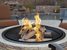 Sun Joe Cast Stone Wood Fire Pit Reviews Wayfair regarding sizing 3000 X 3000