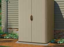 Suncast 5x4 Conniston Three Plastic Garden Shed intended for measurements 1400 X 1371