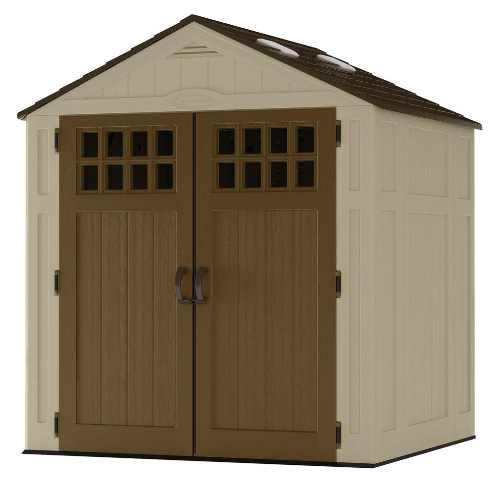 Suncast Everett 6 Ft 8 In X 5 Ft 6 In Resin Storage Shed inside sizing 1000 X 1000