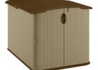 Suncast Glidetop 6 Ft 8 In X 4 Ft 10 In Resin Storage Shed intended for proportions 1000 X 1000