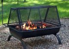 Sunnydaze Northland Outdoor Fire Pit Grill With Spark Screen Wood in sizing 1000 X 1000