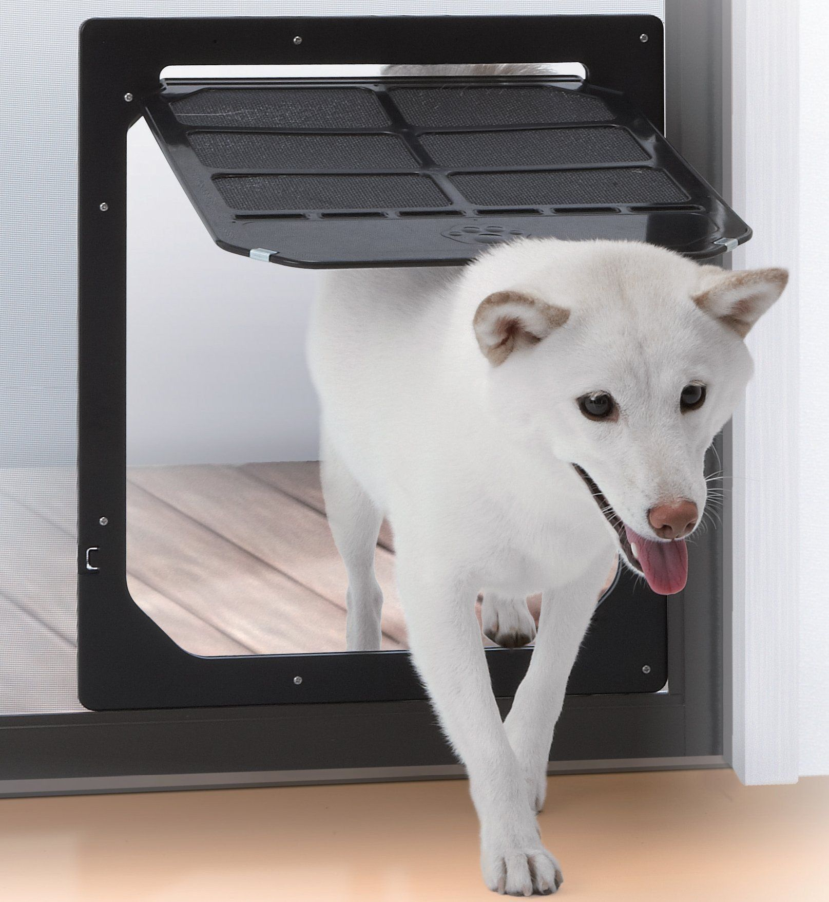 Takara Industry Pet Dog Door For Screens Mediumlarge Animals within size 1615 X 1756