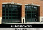 The Aluminarc Arched Glass Garage Door Model Is Specifically with regard to size 2550 X 3300