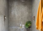 The Bathroom Walls Are Finished In Concrete Photo Laure Joliet for sizing 1333 X 2000
