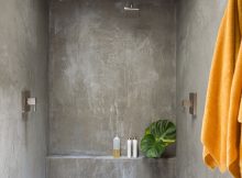 The Bathroom Walls Are Finished In Concrete Photo Laure Joliet with regard to size 1333 X 2000