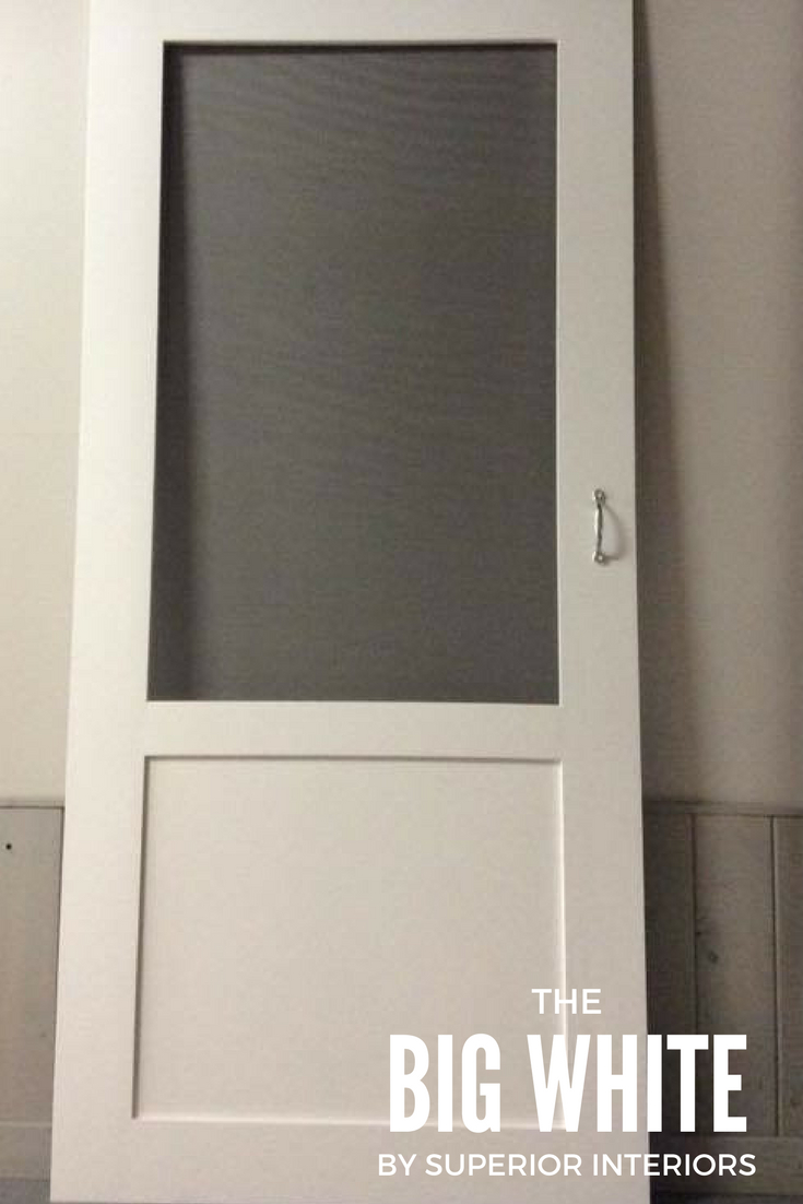 The Big White Superior Screen Door In 2018 Superior Screen Doors intended for measurements 735 X 1102