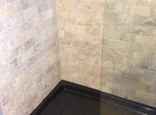 The Onyx Collection Shower Base Color Thunder And Travertine with sizing 2448 X 3264