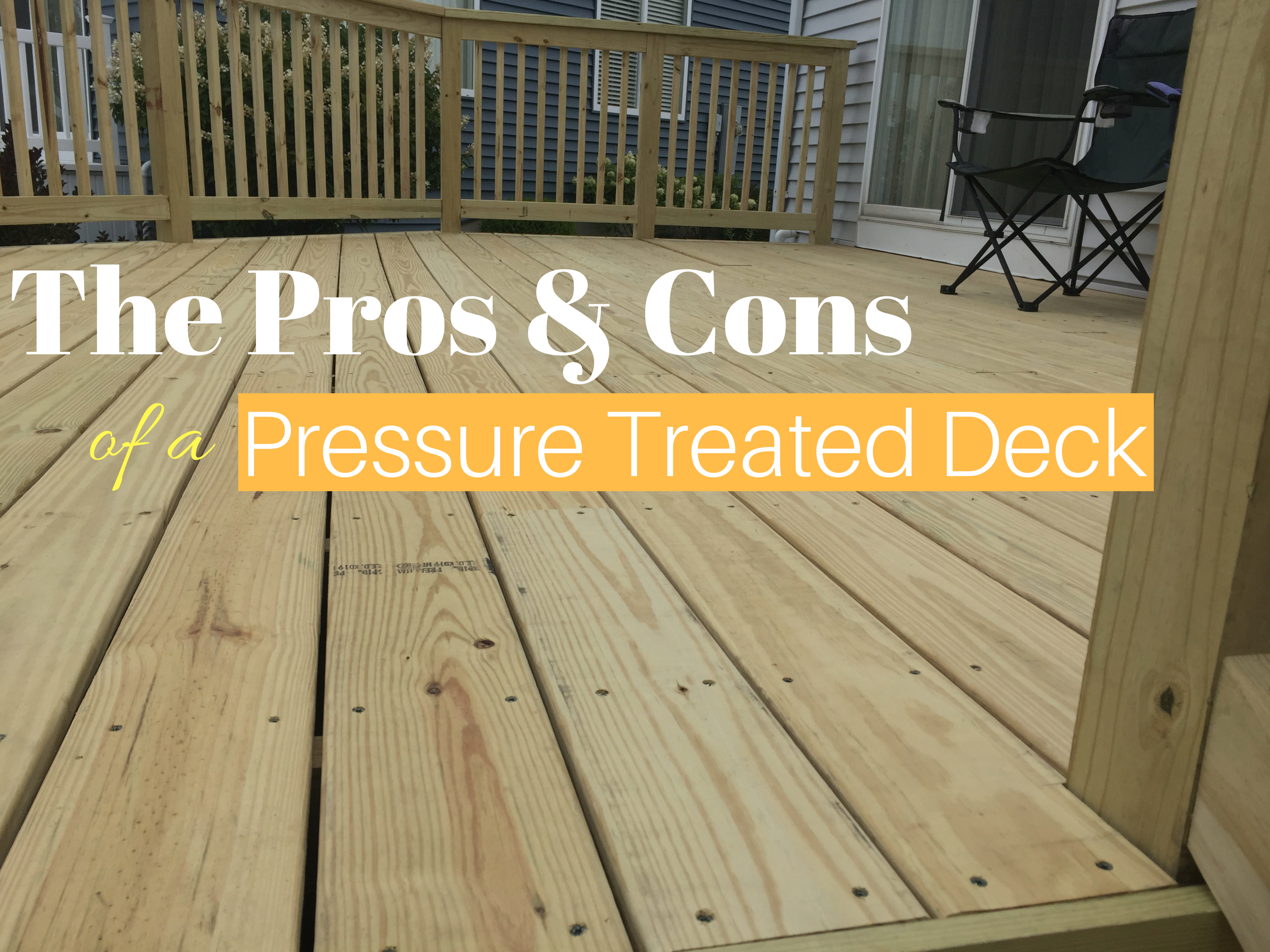 The Pros Cons Of A Pressure Treated Wood Deck General Contractor with size 3200 X 2400