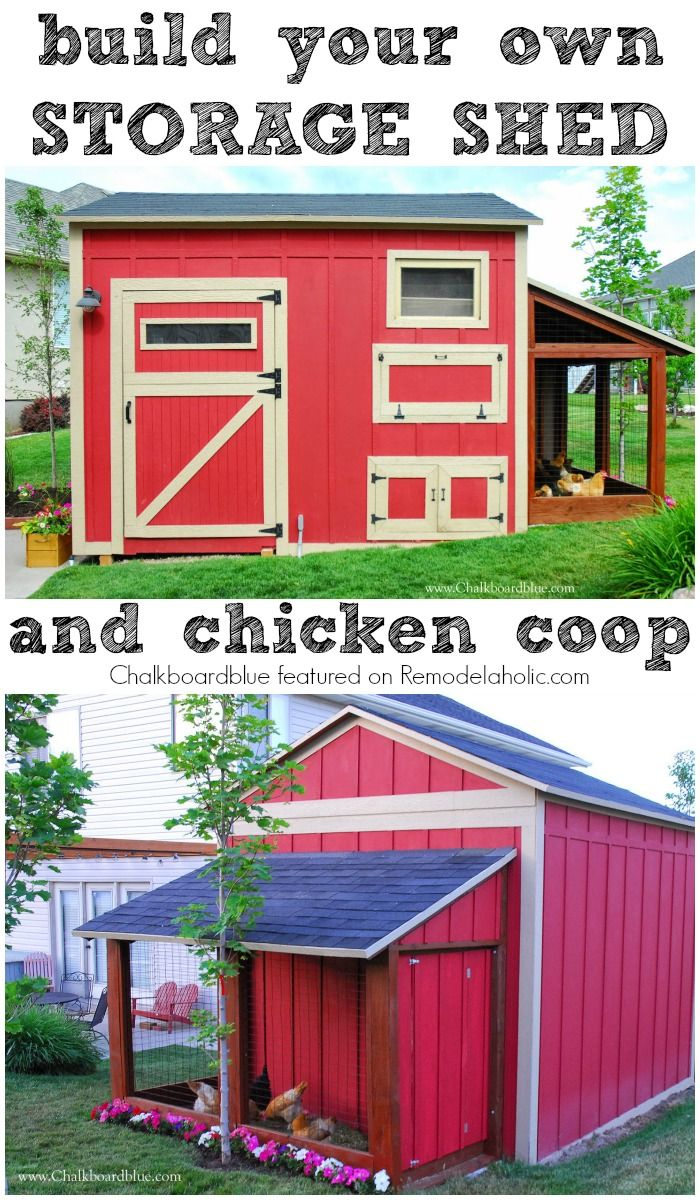 This Is Both A Chicken Coop Run And A Storage Shed And Its Cute within sizing 700 X 1200