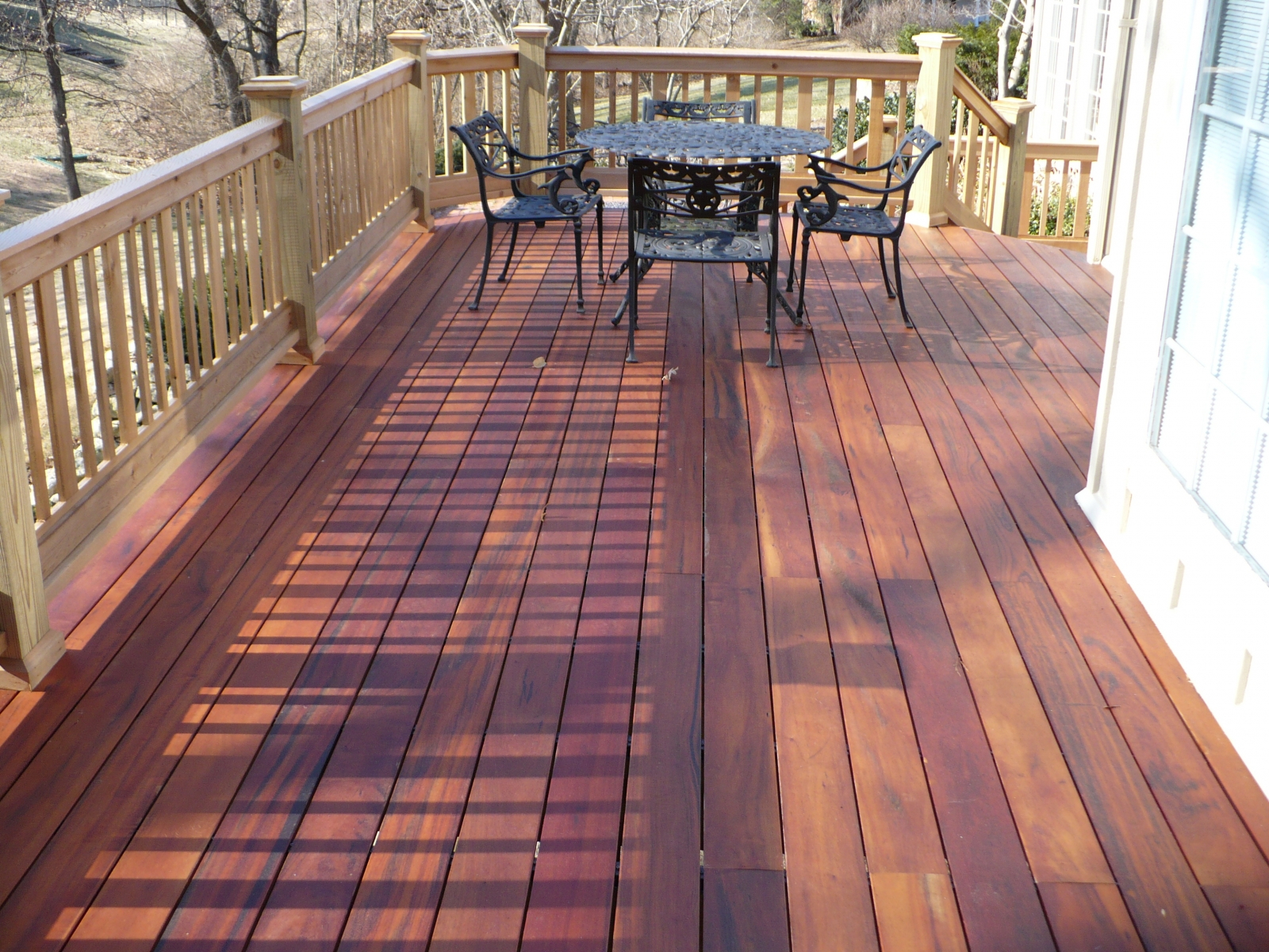 Tiger Wood Exotic Hardwood Decking Chesterfield Fence And Deck Co regarding measurements 1600 X 1200
