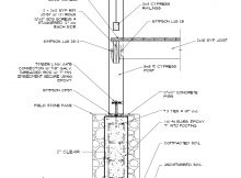 Timber Frame Deck Post Construction Detail Construction Details within proportions 855 X 1244