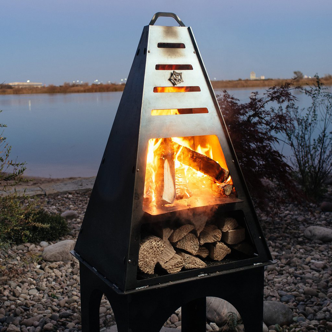 Tower Fire Pit Grill in sizing 1100 X 1100