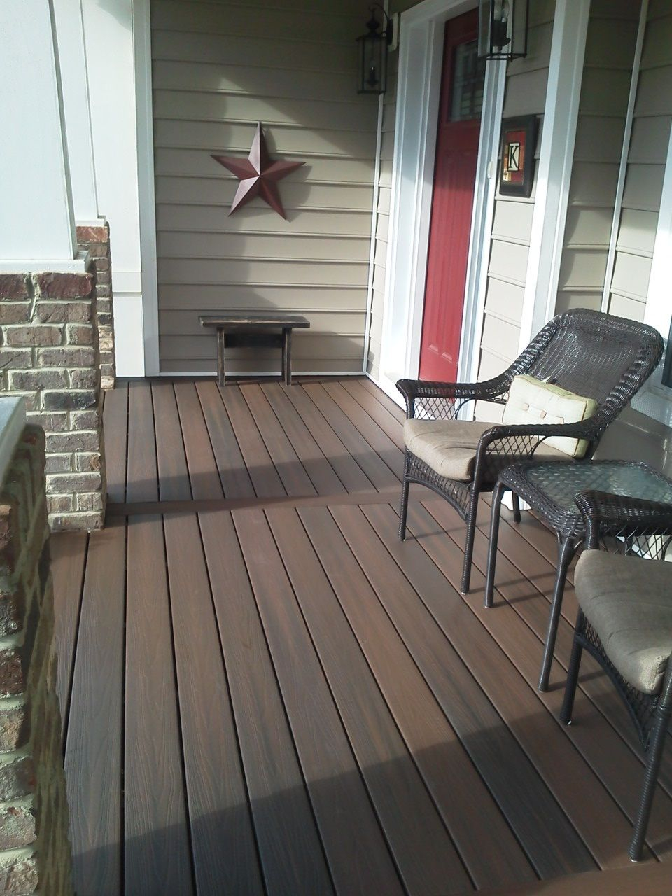 Trex Wood Front Porch Floor Covering Ideas Like Our Composite with regard to dimensions 960 X 1280