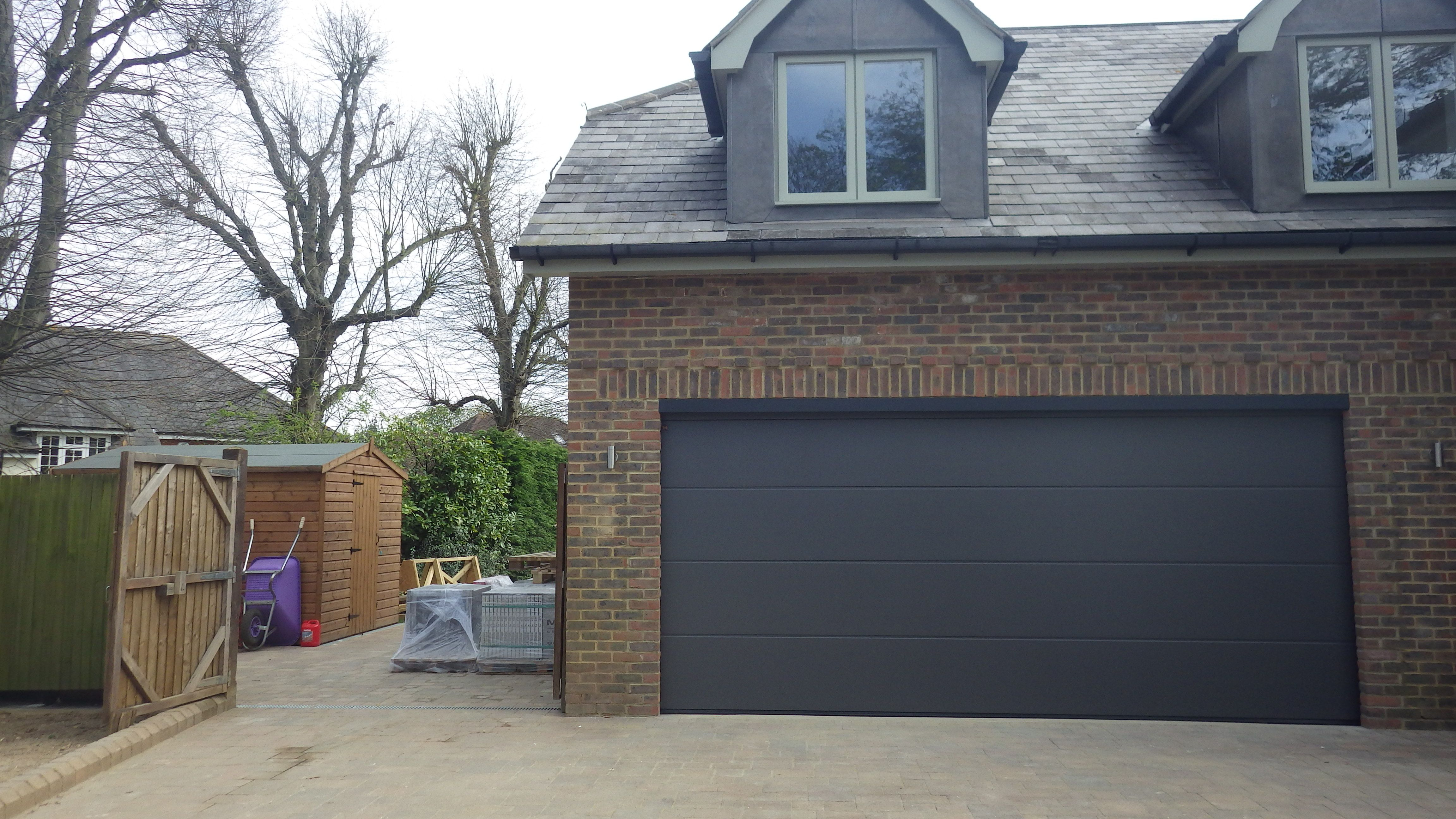 Uk Modified Hormann Sectional 4822 X 2100mm Lpu40 L Ribbed Garage intended for measurements 4608 X 2592
