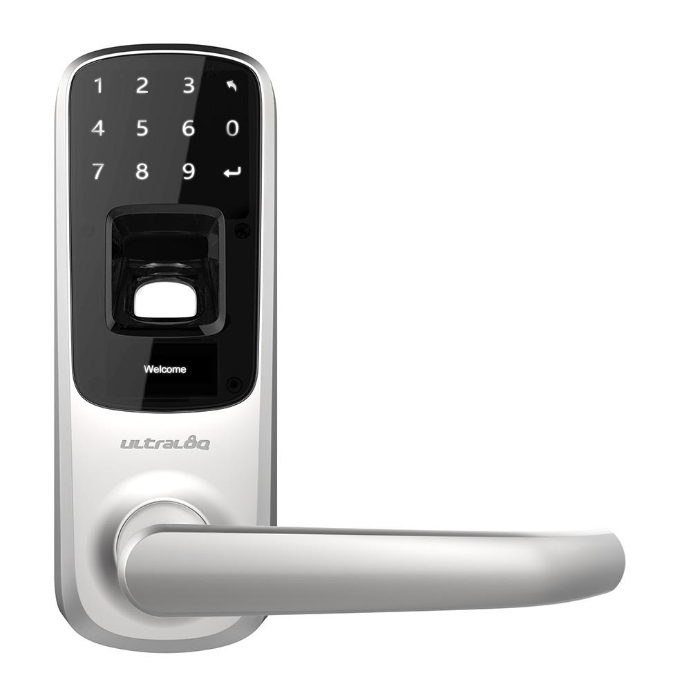 Ultraloq Ul3 Satin Nickel Fingerprint And Touchscreen Smart Lock Ul3 inside size 1000 X 1000