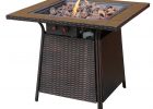 Uniflame Bronze Faux Wicker 32 In Propane Gas Fire Pit With Ceramic with size 1000 X 1000