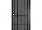 Unique Home Designs 36 In X 80 In Su Casa Black Surface Mount Outswing Steel Security Door With Expanded Metal Screen inside proportions 1000 X 1000
