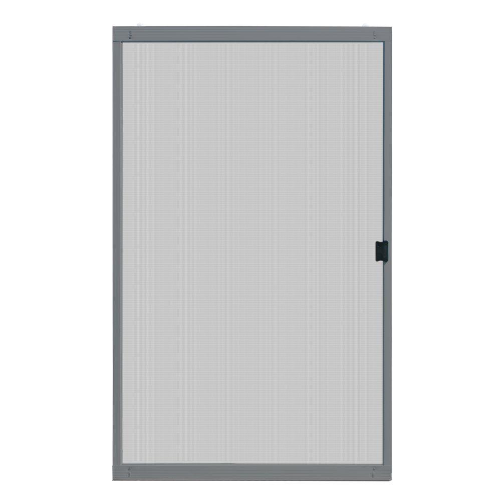 Unique Home Designs 48 In X 80 In Standard Grey Metal Sliding with dimensions 1000 X 1000