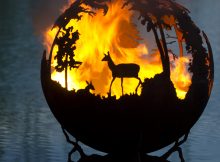Up North Fire Pit Sphere The Fire Pit Gallery inside proportions 3264 X 4928