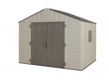 Us Leisure 10 Ft X 8 Ft Keter Stronghold Resin Storage Shed 157479 with measurements 1000 X 1000