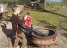 Using A Leaf Blower To Clean Out The Fire Pit Coub Gifs With Sound throughout measurements 1280 X 718