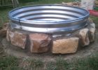 Using Of Galvanized Ring For Fire Pit Safety Garden Ideas Diy pertaining to proportions 1024 X 768