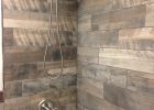 Very Rustic Shower With The Wood Looking Porcelain Tiles On The intended for proportions 852 X 1136