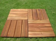 Vifah Roch 4 Slat 12 In X 12 In Wood Outdoor Balcony Deck Tile 10 with dimensions 1000 X 1000