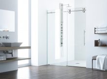 Vigo Elan 56 In X 74 In Frameless Sliding Shower Door With Handle in dimensions 1000 X 1000