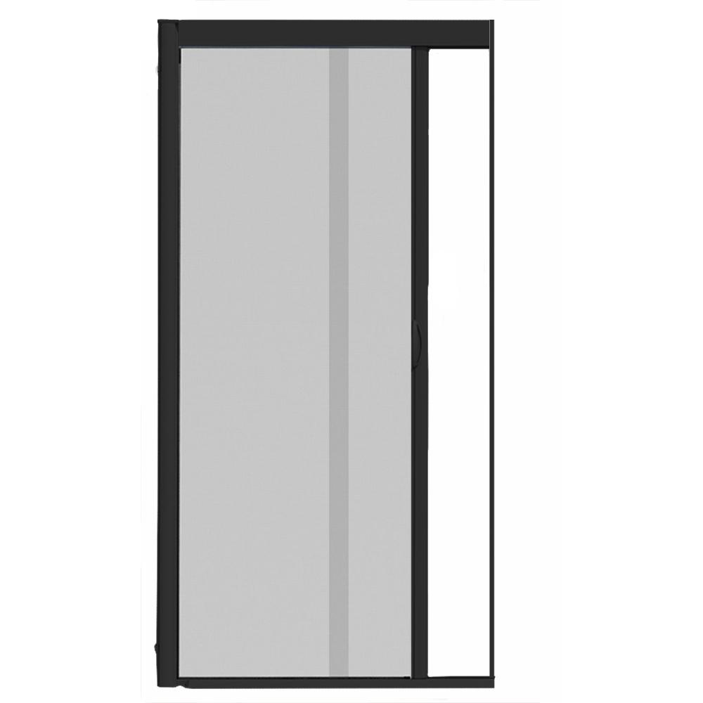 Visiscreen 44 In X 84 In Vs1 Black Retractable Screen Door Single with size 1000 X 1000