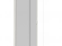 Visiscreen 44 In X 84 In Vs1 White Retractable Screen Door Single pertaining to size 1000 X 1000