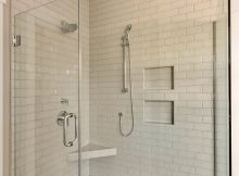 Walk In Master Shower With Fully Tiled Shower Walls And Clear Glass in sizing 1067 X 1600