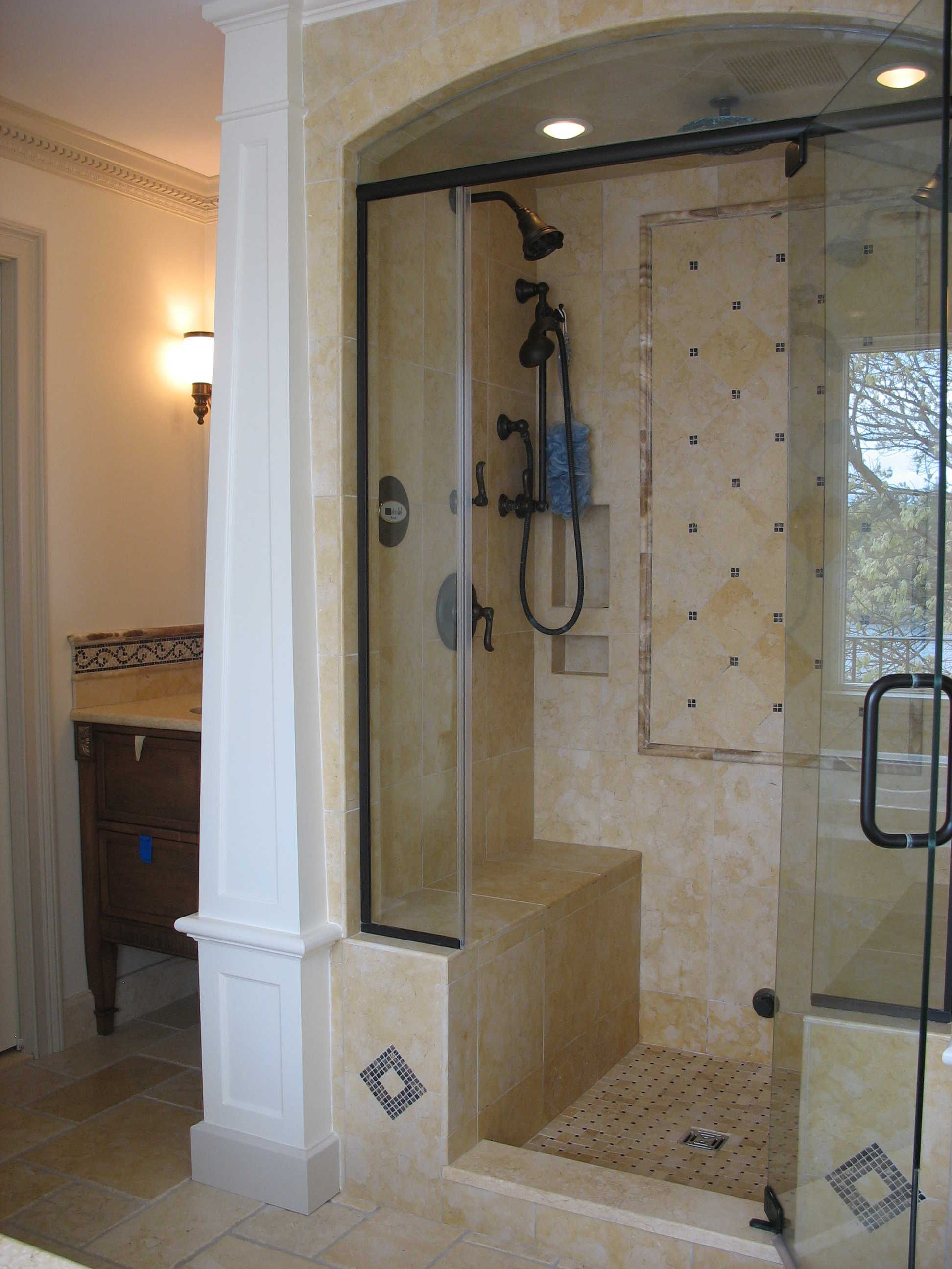 Walk In Shower Doors Swing Door Single Handle Entry Stand Up intended for sizing 1944 X 2592