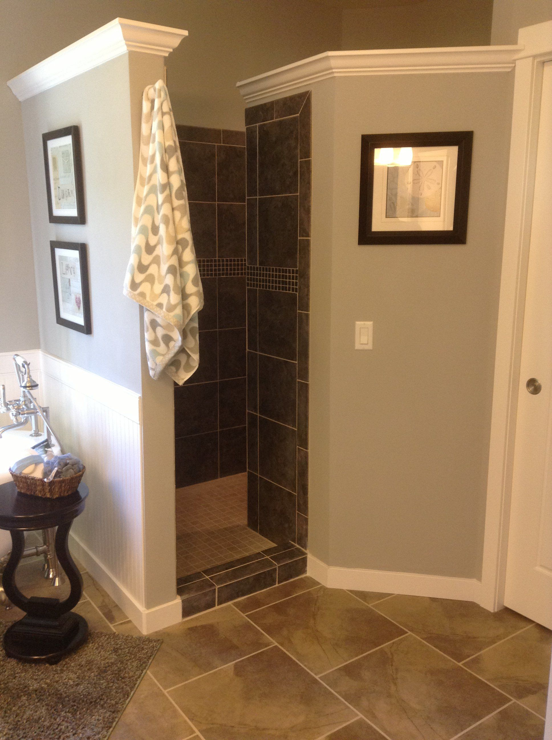 Walk In Shower No Door To Clean So Practical Interior Barn pertaining to sizing 1936 X 2592