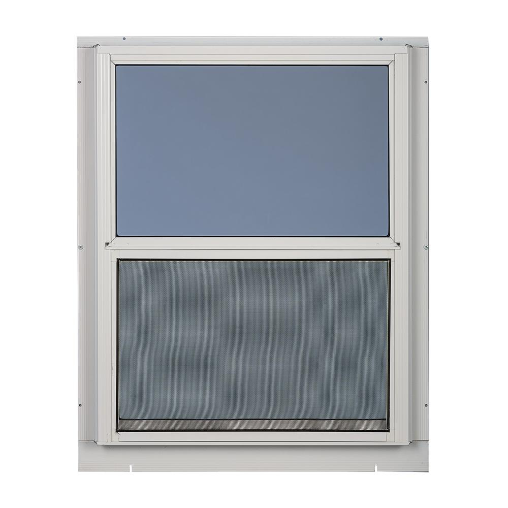 Weatherstar 32 In X 55 In 2 Track Storm Aluminum Window C2033255 within dimensions 1000 X 1000