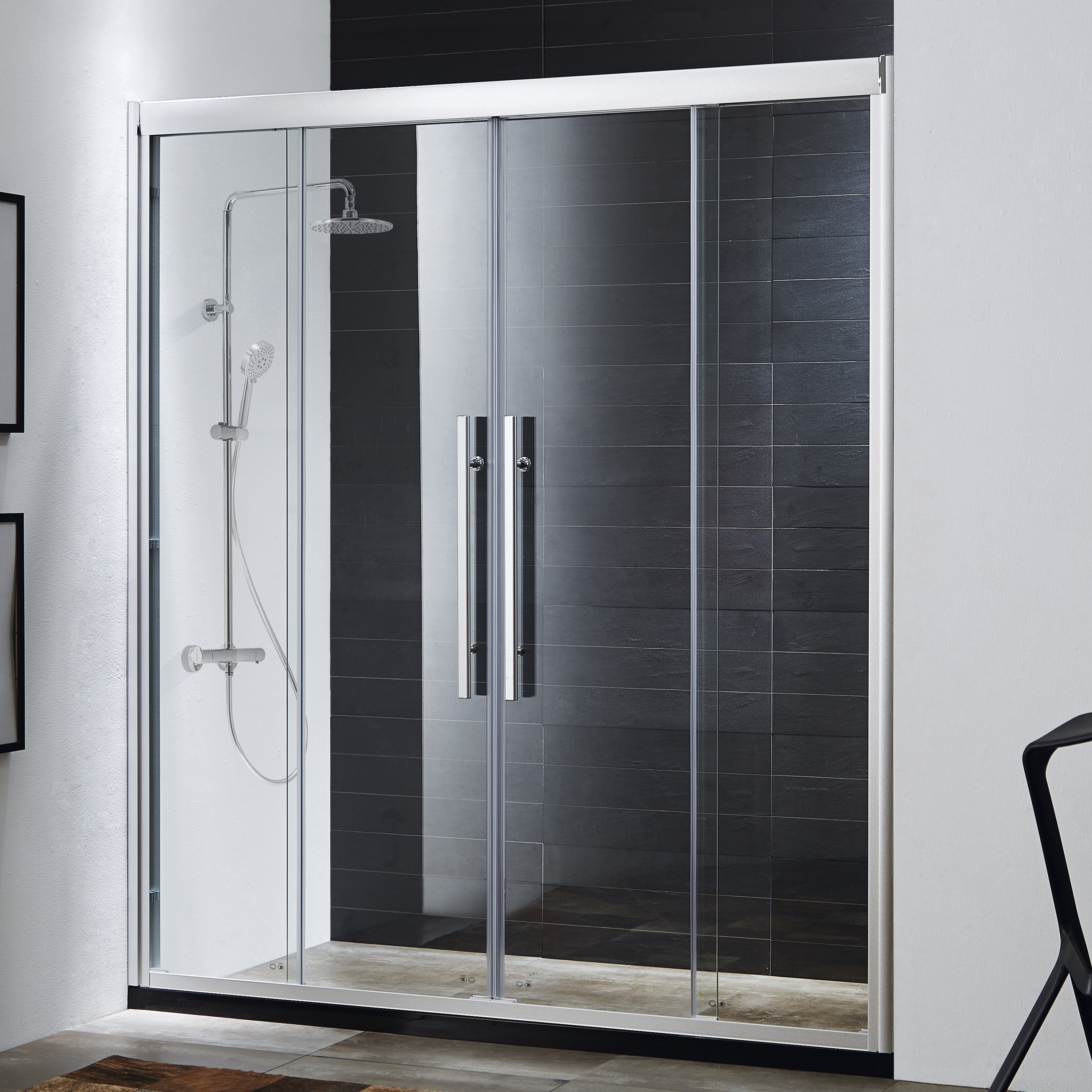 Wet Republic Clarity 59 X 72 Double Sliding Shower Door Wayfairca within sizing 3001 X 3001