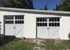 White Carriage Style Garage Doors Overlay In Bloomington Il for proportions 3264 X 2448