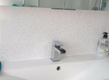 White Sparkle Shower Wall Panel 2 Pack Kit Igloo for measurements 900 X 900