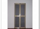 Wood Color Bi Fold Screen Door With Grill Designcustom Make To in dimensions 1000 X 1000