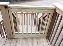 Wood Deck Gate Kit Decks Ideas regarding proportions 1024 X 768