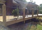Wood Posts And Wrought Iron Hand Rails And Pickets Wrought Iron with proportions 1280 X 960
