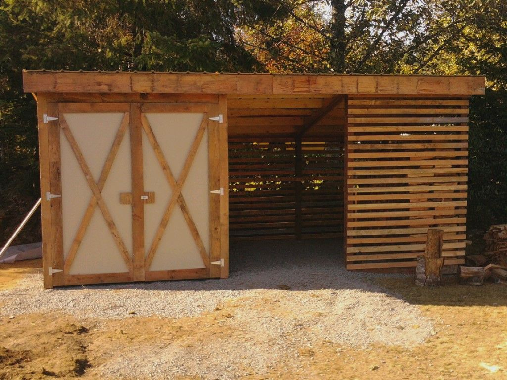 Wood Shed Cj Walk Awesome Half Wood Shed Half Storage Shed For with sizing 1024 X 768