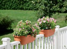 Wooden Deck Rail Planter Boxes Garden Ideas Railing Planters throughout dimensions 2343 X 2343