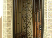 Wrought Iron Security Doors At San Diego With Elegant And Minimalist intended for proportions 768 X 1024