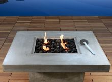 Zement Bauhaus Concrete Eco Alcohol Fire Pit Table Fire Place intended for proportions 966 X 966